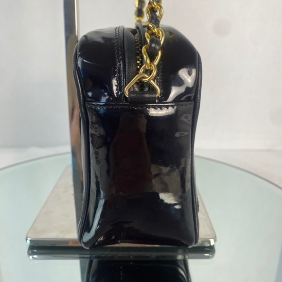 🔥CHANEL CC PATENT LEATHER TASSEL MINI SHOULDER BAG - Picture 10 of 13